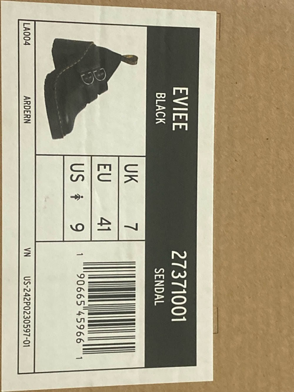 EVIE Black Mary Jane Double-Strap Shoes with Yellow Stitching - Picture 4 of 4